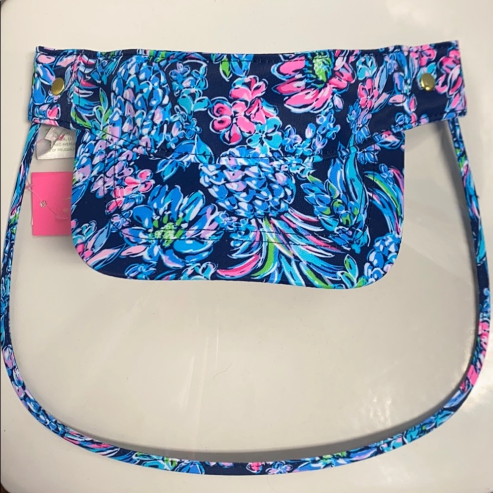Lilly Pulitzer In the shade visor with face shield